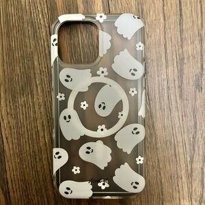 Ghost Pattern Clear Phone Case